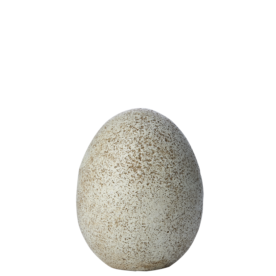 Påskägg dekoration beige stengods