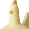 Påskdekoration höna gul