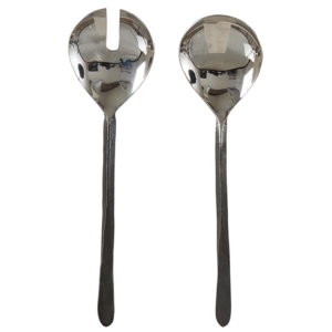 Salladsbestick i svart smide