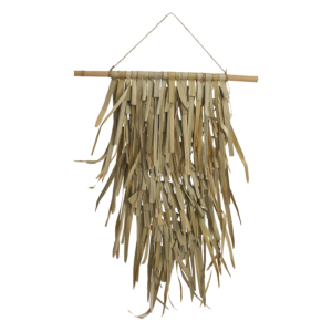 Väggdekoration natur sjögräs boho