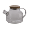 Tekanna i glas och bambu 1000 ml