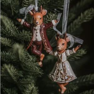 Hängande ren juldekoration
