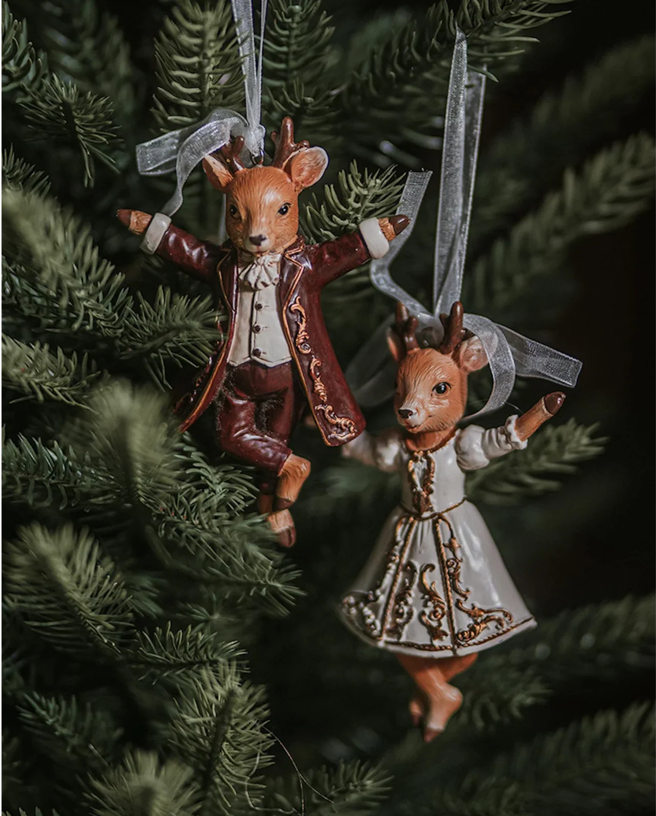 Hängande ren juldekoration
