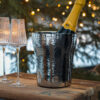 Champagnekylare i silver rostfritt stål