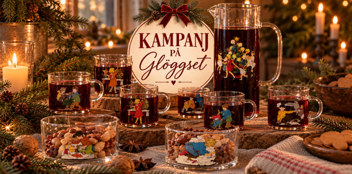 glöggset-kampanj Glöggset porslin barnen i bullerbyn