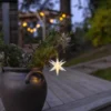 Julstjärna mini 3d vit batteri utomhus