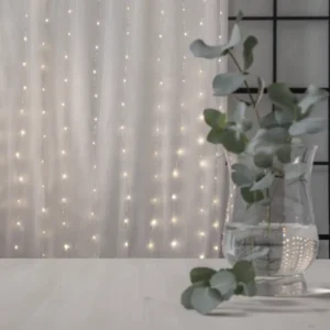 Ljusgardin ljusslinga dew drop för inomhusbruk
