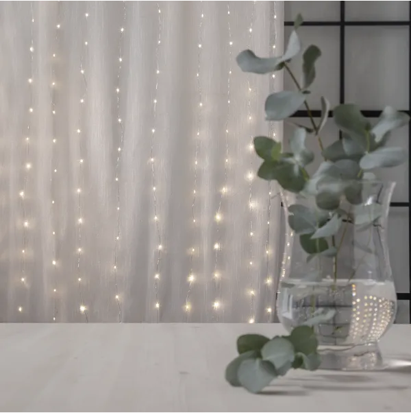 Ljusgardin ljusslinga dew drop för inomhusbruk