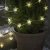 Ljusslinga med snöflingor för utomhusbruk