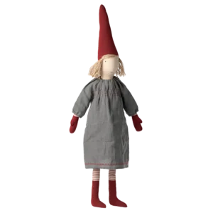 Maileg pixy tomte flicka stor size 5 jul