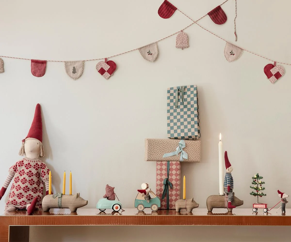 Maileg pixy tomte flicka stor size 5 jul