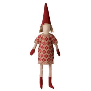 Maileg pixy tomte flicka stor size 5 jul