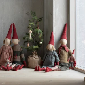 Maileg pixy tomte flicka stor size 5 jul